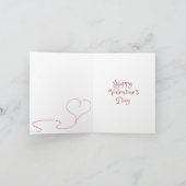 愛する人へのバレンタインデーのカード カード (内部)