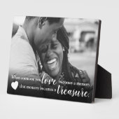 愛する人への名言 | 家族 カップル フォト フォトプラーク (側面)