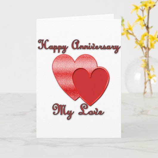 愛する人への記念日おめでとう カード (黄色い花)