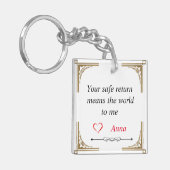 愛する人への贈り物 –  キーホルダー (正面左)