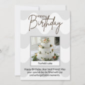 愛する人へ、今日はあなたの特別な日 招待状 (正面)