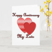 愛する人よ、結婚記念日おめでとう カード (黄色い花)