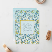 愛する人を失うことに対する深い悔やみや弔慰 ノートカード (正面/裏面インサイチュ)