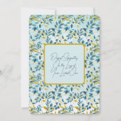 愛する人を失うことに対する深い悔やみや弔慰 ノートカード (正面)