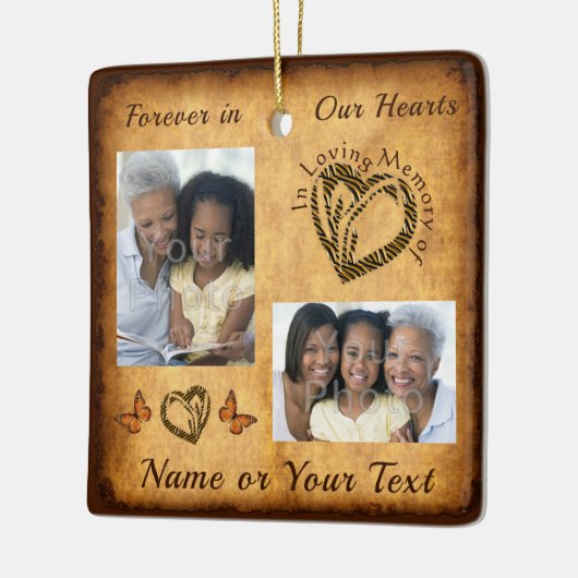 愛する人を失うための安いクリスマス装飾 セラミックオーナメント (左)