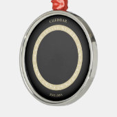 愛する人を思い出すペット猫の写真の装飾品 メタルオーナメント (左)