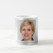 愛する人を思い出す，ハートとバラ，写真 コーヒーマグカップ (中央)