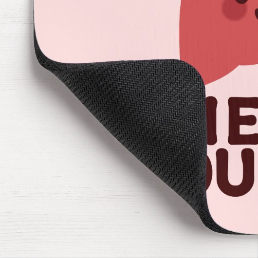 愛する人生の肝 – かわいい肝臓とスマイル マウスパッド (コーナー)