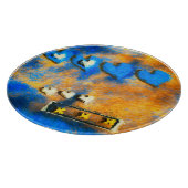 愛する人生 カッティングボード (角)