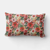 愛する人…パーソナル化可能なフローラ3D紙Quilling ランバークッション (裏面)