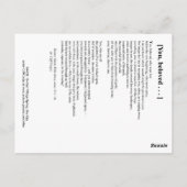 愛する人 ポストカード (裏面)