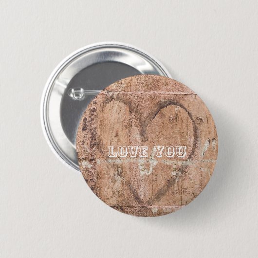 「愛する人」 缶バッジ (正面&裏面)