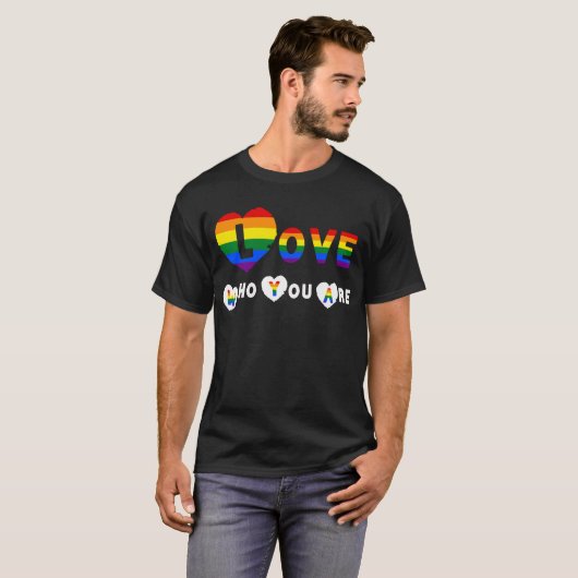 愛する人 – LGBTQ Tシャツ (正面フル)