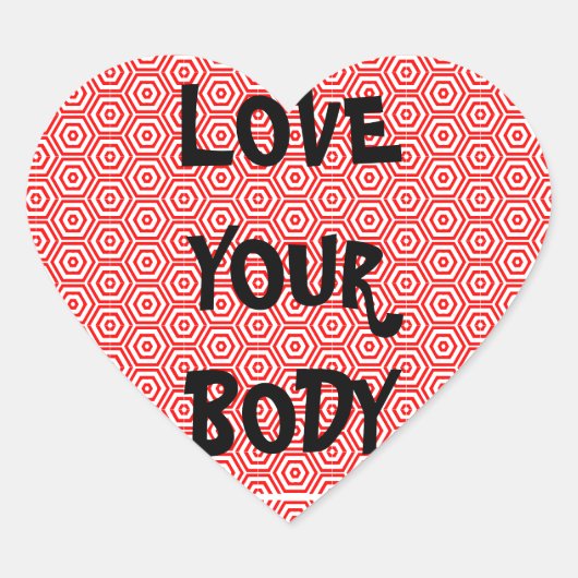 愛する体 ハートシール (正面)