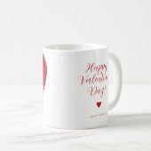 愛する写真ハートコーヒーマグ コーヒーマグカップ (正面右)