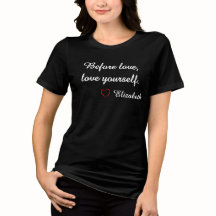"愛する前に自分を愛して" オリジナルネームTシャツ