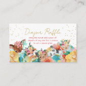 愛する動物おむつラッフルチケット エンクロージャーカード (正面)