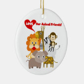 愛する動物の友 セラミックオーナメント (右)
