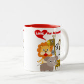 愛する動物の友 ツートーンマグカップ (正面右)