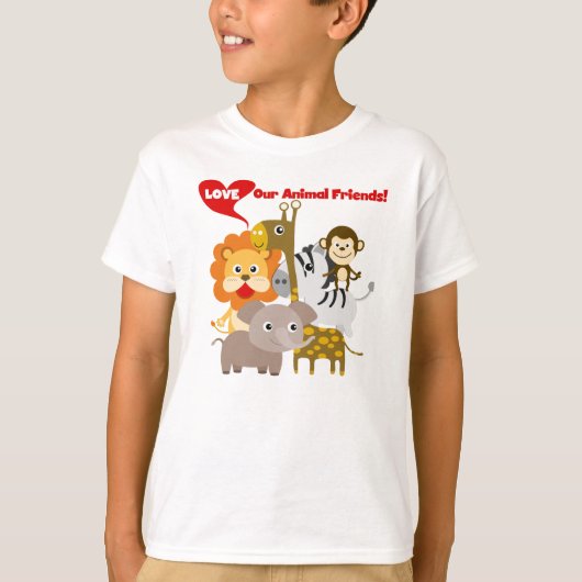 愛する動物の友 Tシャツ (正面)