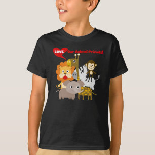 愛する動物の友 Tシャツ