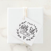 愛する北極の贈り物とサンタから フェイバータグ (インサイチュ)