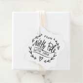 愛する北極の贈り物とサンタから フェイバータグ (インサイチュ)