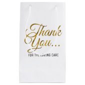 愛する医師/ナースに対してありがとう スモールペーパーバッグ (正面)