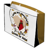 愛する卒業生 2024 ハート ラージペーパーバッグ (裏面アングル)