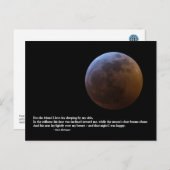 『愛する友のために』ウォルト・ホイットマンの愛の詩 ポストカード (正面/裏面)