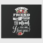 愛する友人のために ラッピングペーパー (フラット)