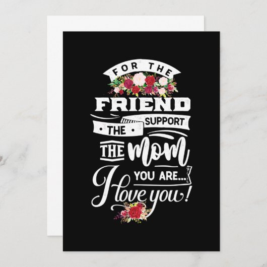 愛する友達に 招待状 (正面/裏面)