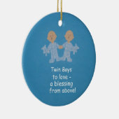 愛する双子の少年！ セラミックオーナメント (右)