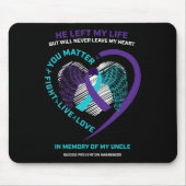 愛する叔父の自殺防止法の記憶の中で マウスパッド (正面)