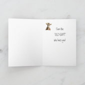 愛する古いヤギからのおもしろいな誕生日、 カード (内部)