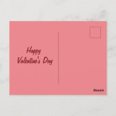 愛する可愛いカップル ポストカード (裏面)