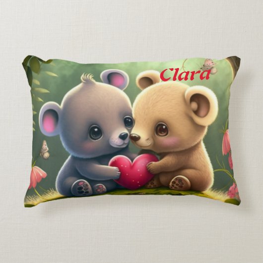 愛する可愛い動物 アクセントクッション (正面)