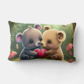 愛する可愛い動物 ランバークッション (裏面)