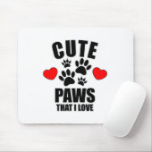 愛する可愛い足 マウスパッド (マウス)