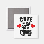 愛する可愛い足 マグネット (正面/裏面)