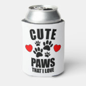 愛する可愛い足 缶クーラー (缶裏面)