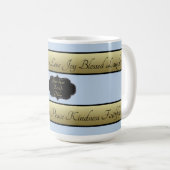 愛する喜び平和の幸せ賛美忍耐の親切 コーヒーマグカップ (正面右)