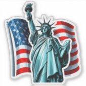 愛する土地 – 愛国心 シール (正面)