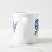 愛する土地 – 統一された州地図 ジャンボコーヒーマグカップ (裏面)