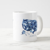 愛する土地 – 統一された州地図 ジャンボコーヒーマグカップ (正面右)