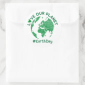 愛する地球の日の環境認識度 ラウンドシール (バッグ)