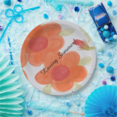 愛する夏の紙プレート ペーパープレート (パーティー)