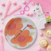 愛する夏の紙プレート ペーパープレート (パーティー)