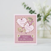 愛する多くのバレンタインデーのはがき シーズンポストカード (スタンド正面)