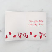 愛する夫が私のハート シーズンカード (内部)